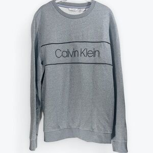 Calvin Klein Gray Crewneck Sweater men’s XL